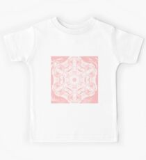Kaleidoscope of butterflies in rose quartz Kids Tee