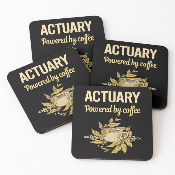 Item preview, Powered By Coffee Actuary designed and sold by cossinulsesj.