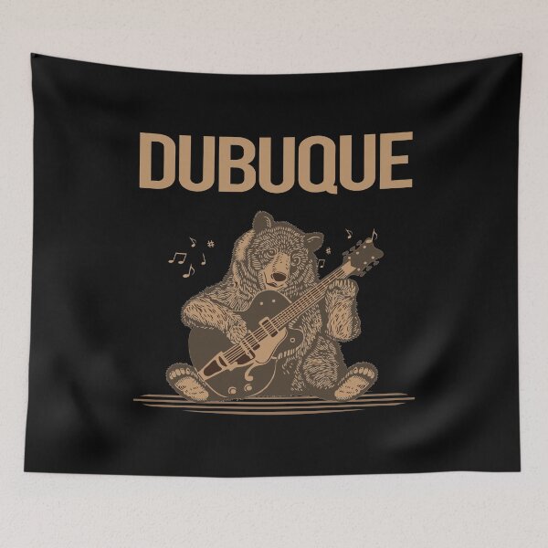 Item preview, Bear With Guitar Dubuque designed and sold by hurseslossb.