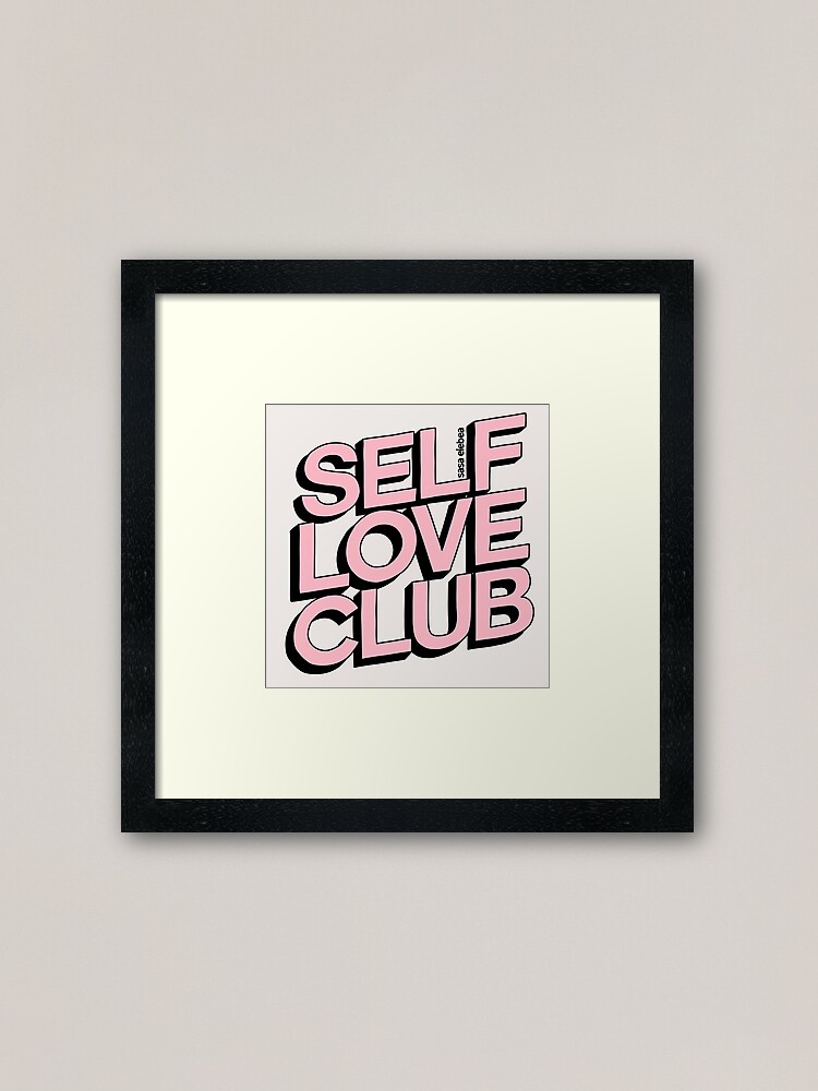 Alternate view of Self love club by Sasa Elebea Framed Art Print