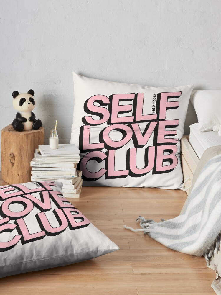 Alternate view of Self love club by Sasa Elebea Floor Pillow