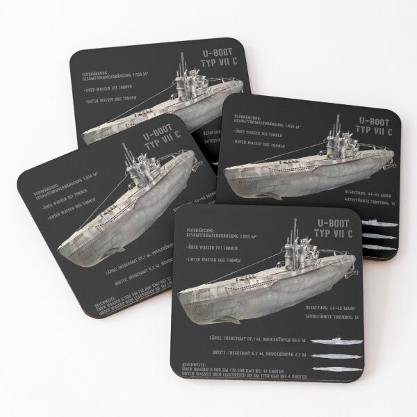 Item preview, German U-Boat Type VII C Kriegsmarine WW2 in German designed and sold by Dirk4171.