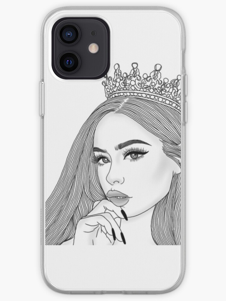 Tumblr Madchen Mit Krone Iphone Hulle Cover Von Giannaciavatto Redbubble