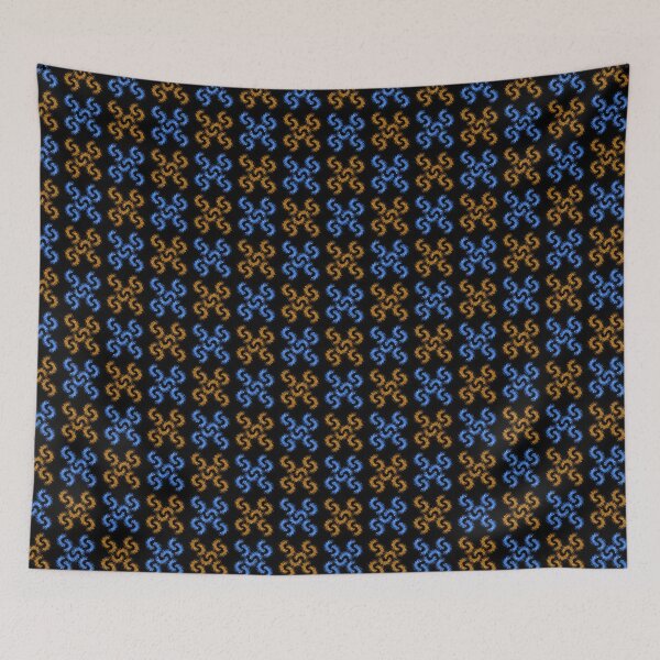 Item preview, Repeat Squiggly pattern  designed and sold by TipTopTapo.