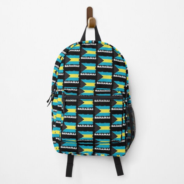 Item preview, Bahamas National Flag Distress designed and sold by IdentiTee Studios.