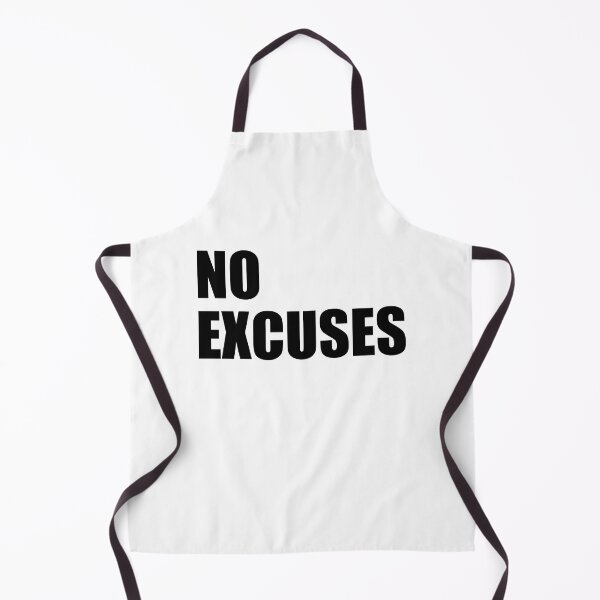 Item preview, No Excuses - Gym Quote designed and sold by maniacfitness.