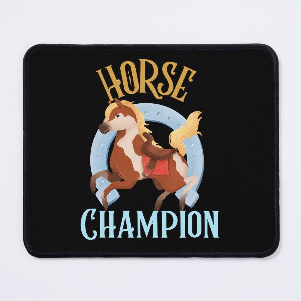 Item preview, Horse Champion & horseshoe design print designed and sold by Rodayna Elnaggar.