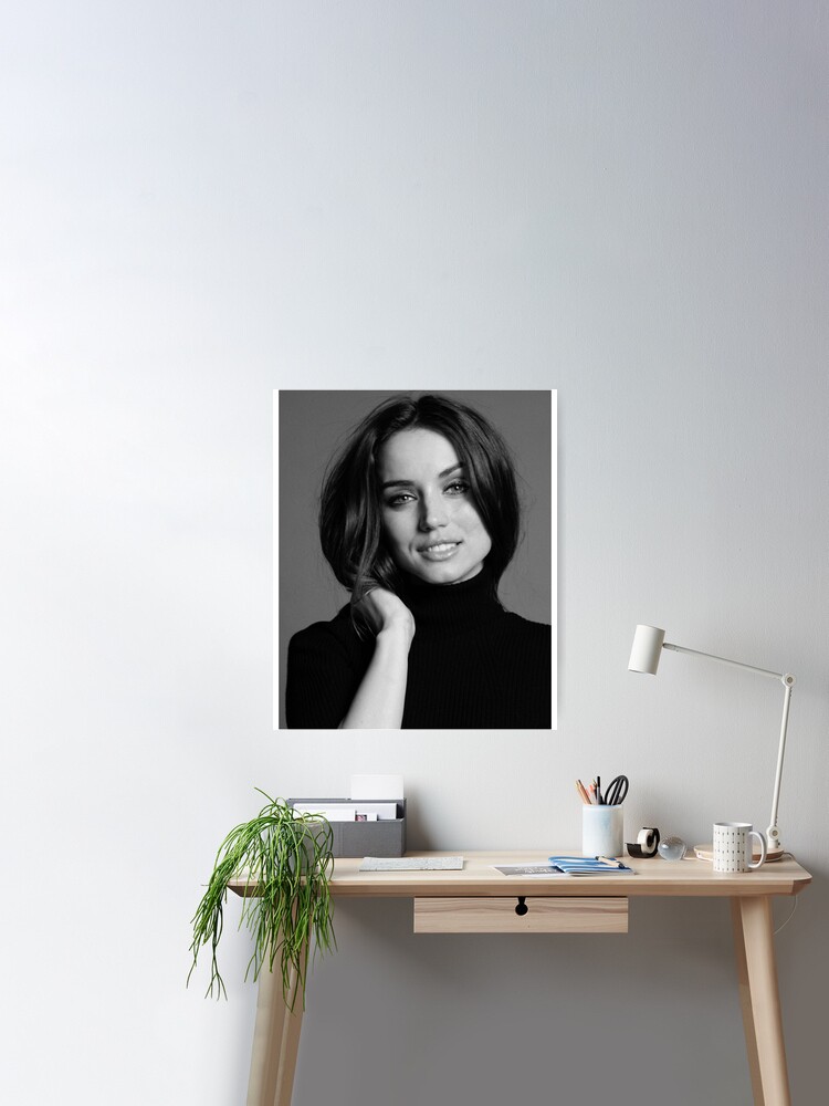 Ana de armas High Quality Design Poster by IssamAl
