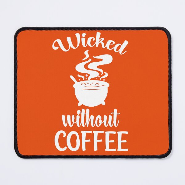 Item preview, Wicked Without Coffee. Halloween Design, Funny Coffee Lovers, Witchy Vibes designed and sold by DesignHouse07.