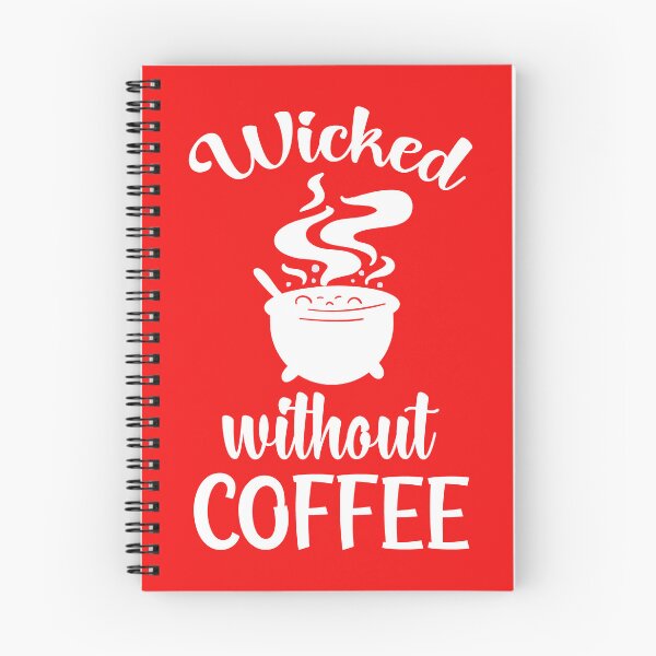 Item preview, Wicked Without Coffee. Halloween Design, Funny Coffee Lovers, Witchy Vibes designed and sold by DesignHouse07.