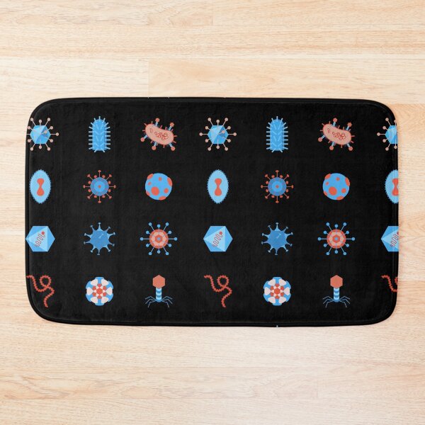 Item preview, germ virus viruses virology stem biology pattern set designed and sold by indiVisibl.