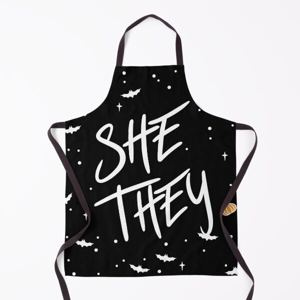 Item preview, Spooky Stars She/They Pronouns  designed and sold by MoonMint.