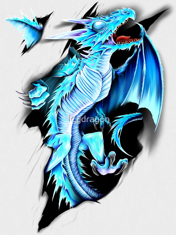 "Release your inner dragon " Sticker for Sale by Icydragon | Redbubble
