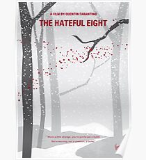 No502 - Hateful acht minimales Filmplakat Poster