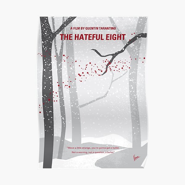 No502- Hateful eight minimal movie poster Poster