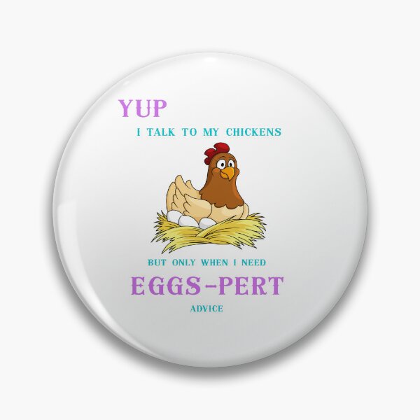 Item preview, Talk to My Chickens sm emblem designed and sold by T-Hand141Homestead.