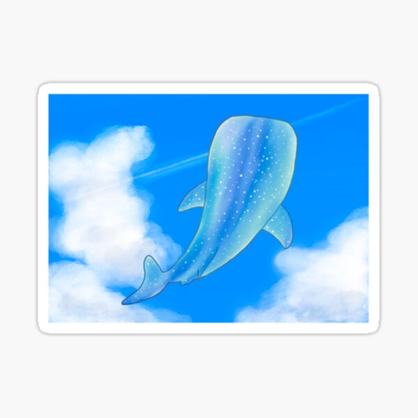 Artikel-Vorschau von Walhai, der am Himmel schwimmt, designt und verkauft von NouveauUShh.