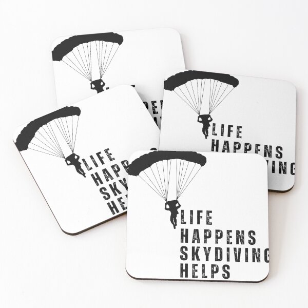 Item preview, Life Happens SkyDiving Helps designed and sold by Oreo2020 Creations.