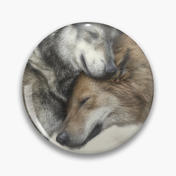 Item preview, Tasmanian Wolf and Siberian Wolf Hugging Each Other designed and sold by Parag's Travel Shop.