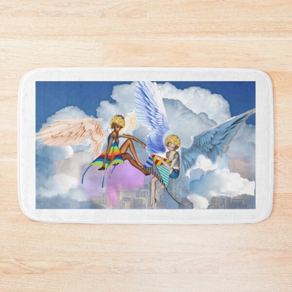 Item preview, Polly and Raina Inspect Their Kites designed and sold by Patricia Brown.