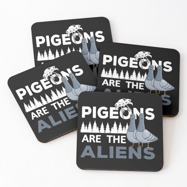 Item preview, Pigeons are Aliens, Pigeons are Spies designed and sold by Chelsealuv Krigbaum.