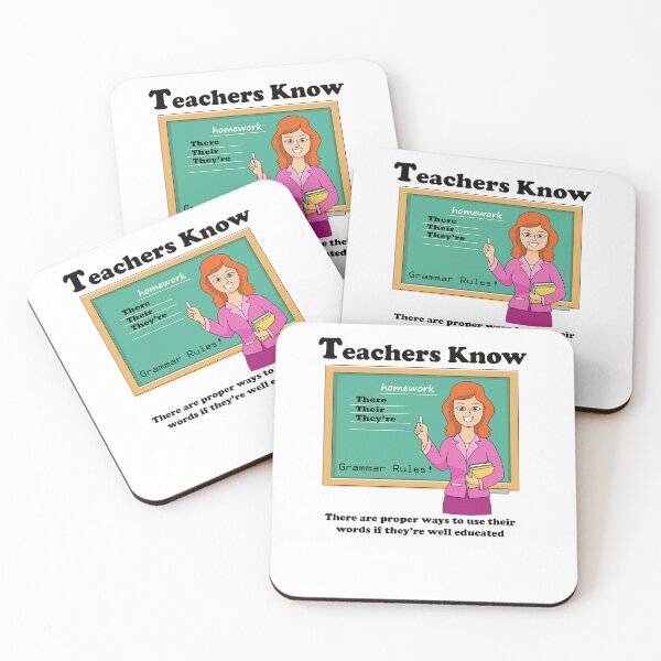 Item preview, Teachers Know Grammar Rules designed and sold by ninasilver.