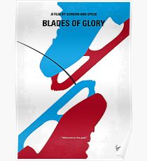 No562- Blades of Glory minimal movie poster Poster