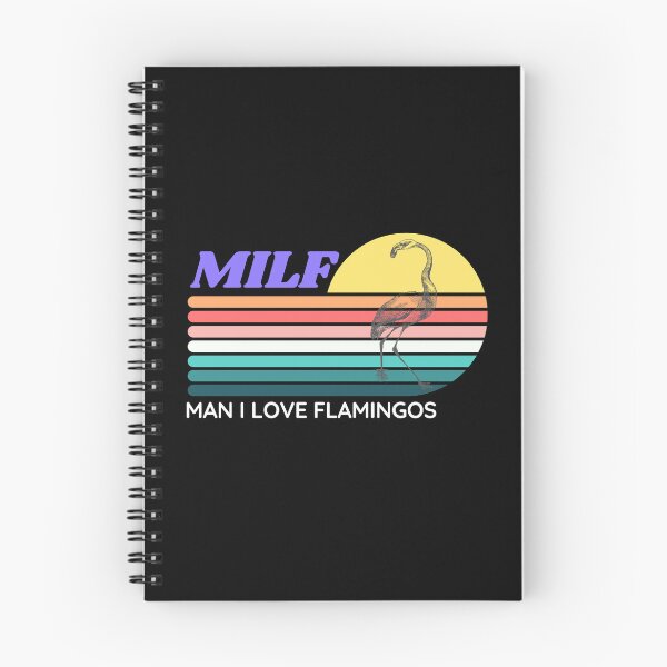 Item preview, Milf Man I Love Flamingos - Vintage designed and sold by Pixelish.