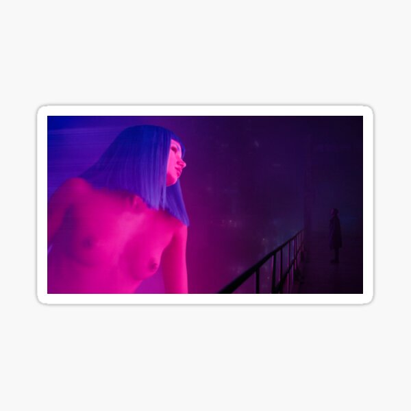 Blade Runner 2049 Cyberpunk Jois Tits Hologram Sticker For Sale By 9648