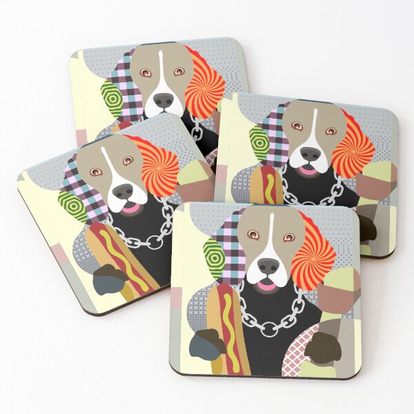 Item preview, Hipster Beagle designed and sold by lanrestudio.