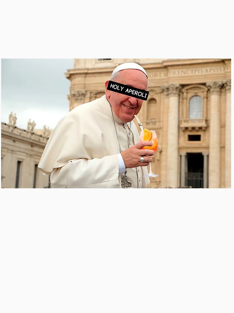 Holy aperoli gott hält ein glas wein Witzig Tank Top