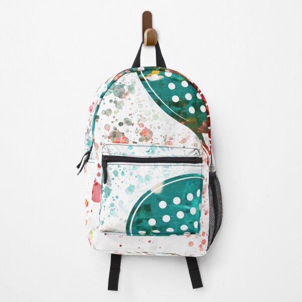 Item preview, Watercolor Splash Padel Racket - White designed and sold by PadelTees.