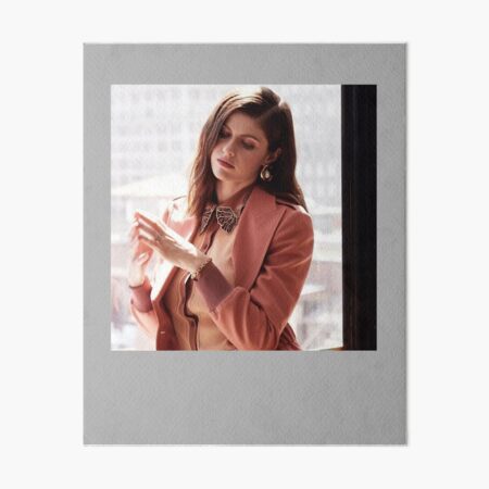 "Impressive Mesmerizing Blue Eyes Alexandra Daddario Hot Photo Graphic