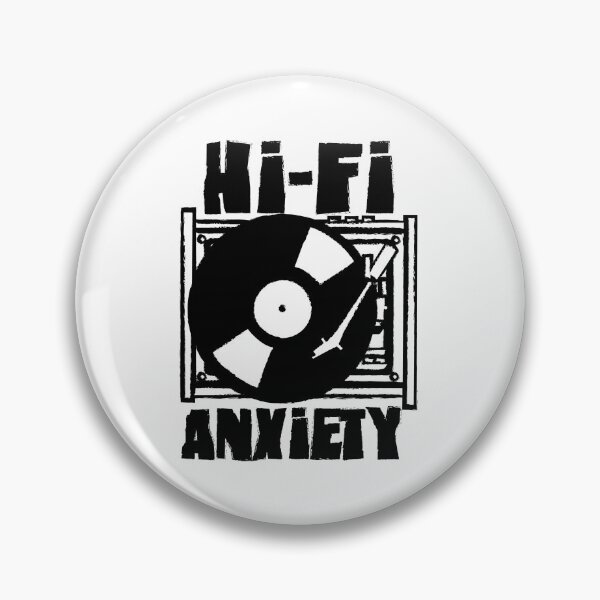 Item preview, Hi-Fi Anxiety Logo (Black) designed and sold by Getonboardman.
