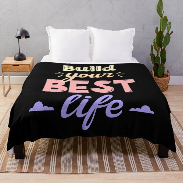 Item preview, Motivational Lettering Illustration - Build Your Best Life designed and sold by Palteeshop.