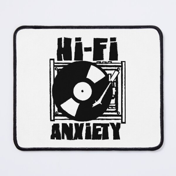Item preview, Hi-Fi Anxiety Logo (Black) designed and sold by Getonboardman.