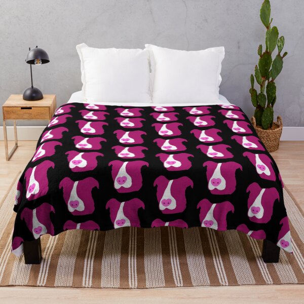 Item preview, Pink & Black Pitbull Minimalist Silhouette designed and sold by majestikmag.