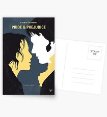 No584- Pride and Prejudice minimal movie poster Postcards