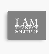 Thane of Solitude Canvas Print