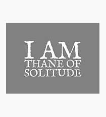 Thane of Solitude Photographic Print