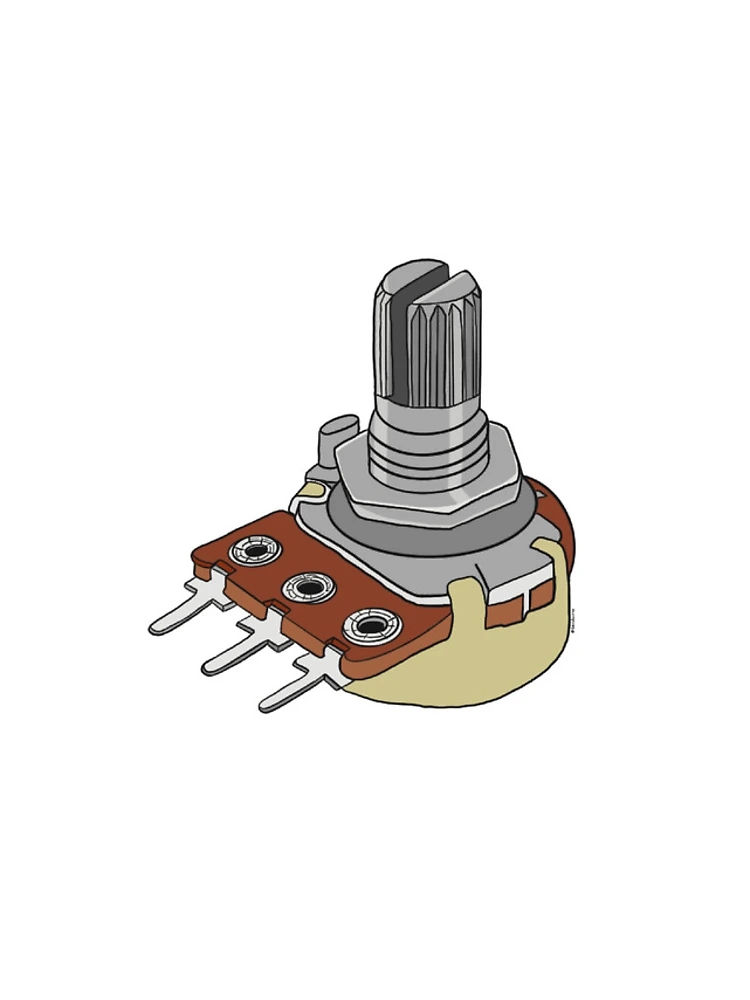 Thumbnail 4 of 4, iPhone Case, Potentiometer designed and sold by trashduino.