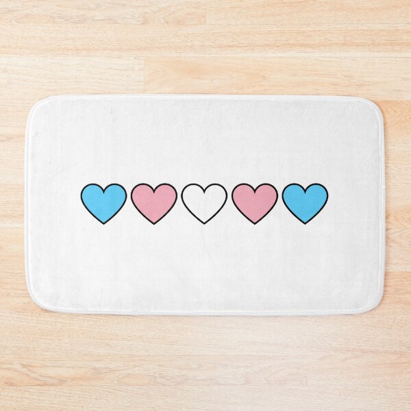 Item preview, Subtle Trans Pride Hearts designed and sold by arsoy.