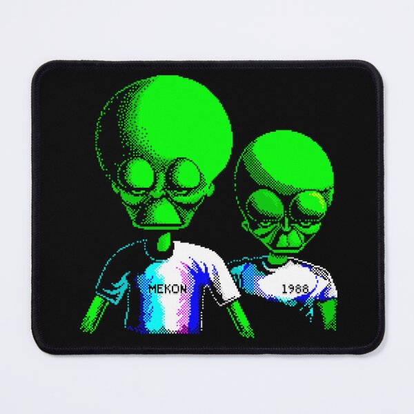 Item preview, The Mekon Alien 8 bit art designed and sold by 8FistsofTees.