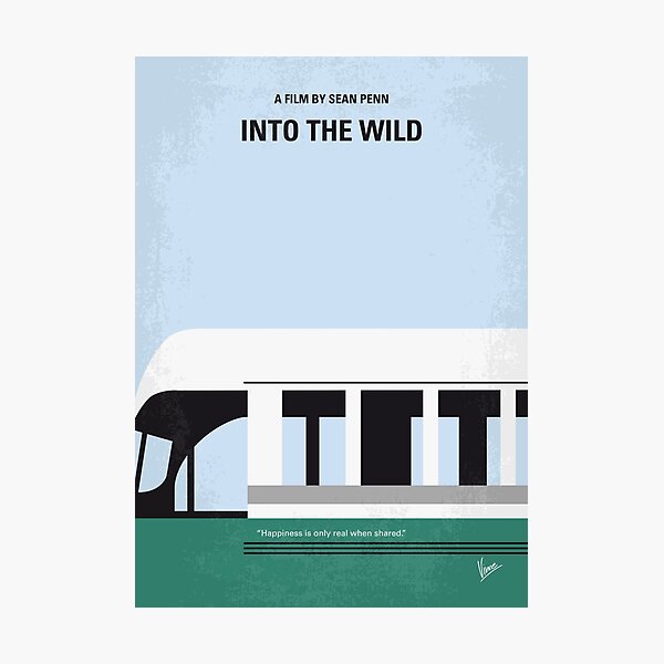 No677- Into the Wild minimal movie poster Photographic Print