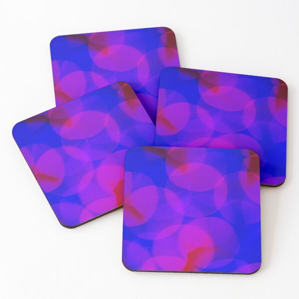 Item preview, Vibrant Blue & Pink Bokeh designed and sold by Stephanie Rogers.