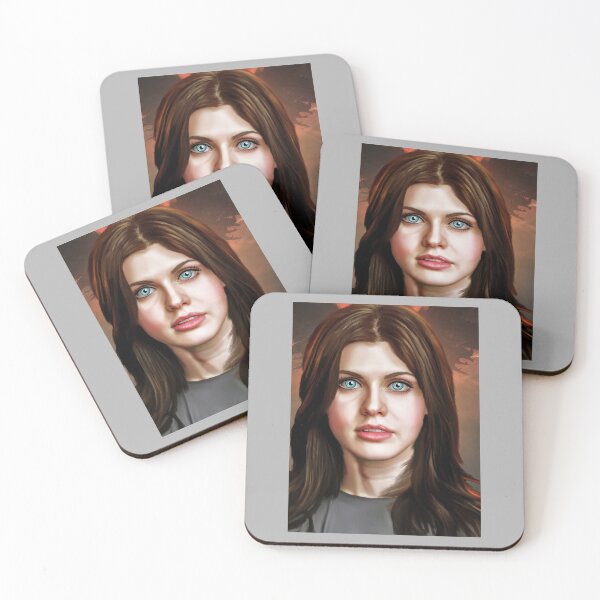 Item preview, Impressive Mesmerizing Blue Eyes Alexandra Daddario Premium Scoop Retro designed and sold by AllenJarmon.