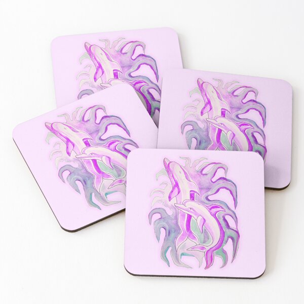 Item preview, pink dolphins designed and sold by spitbone.