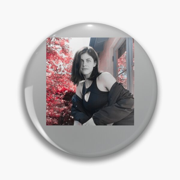 Item preview, Impressive Mesmerizing Blue Eyes Alexandra Daddario Red Poster Classic Fans designed and sold by AllenJarmon.