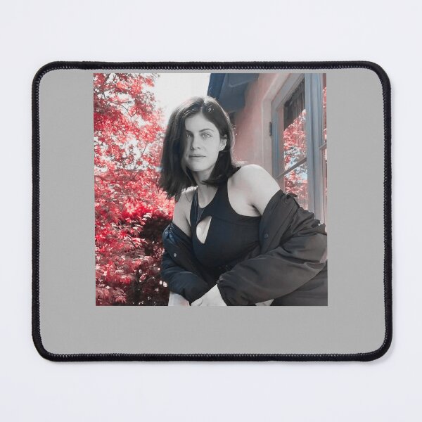 Item preview, Impressive Mesmerizing Blue Eyes Alexandra Daddario Red Poster Classic Fans designed and sold by AllenJarmon.