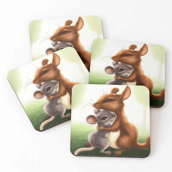 Item preview, Squirrel and Mouse Hug designed and sold by Parag's Travel Shop.